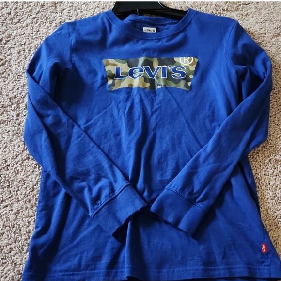Levi's long sleeves Tee royal blue Size L - Picture 7 of 17